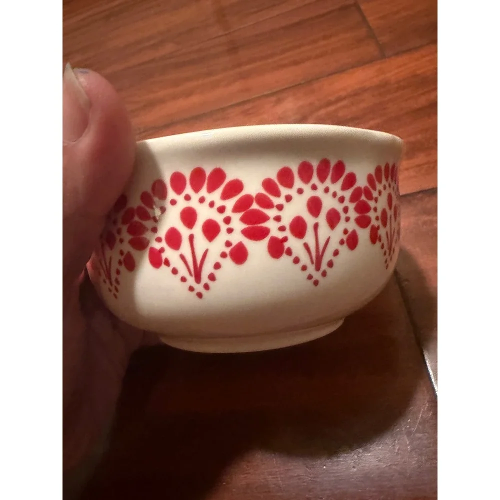 Pioneer Woman Stoneware  Set of 4 Floral Medallion Multi-Color 4 inch